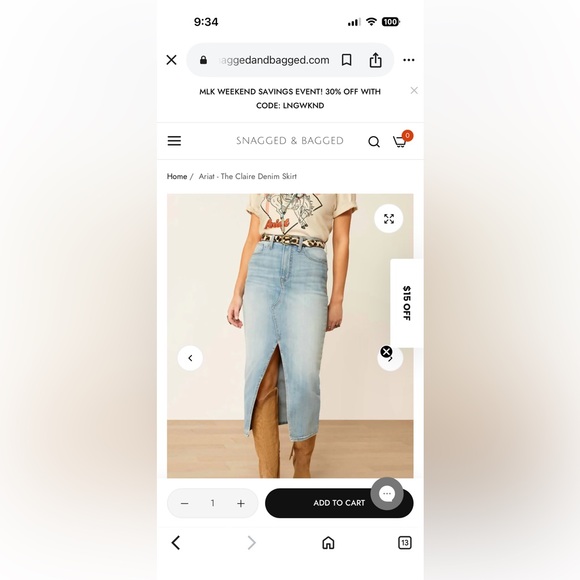 Ariat Dresses & Skirts - Ariat Claire Light Blue Pencil Skirt